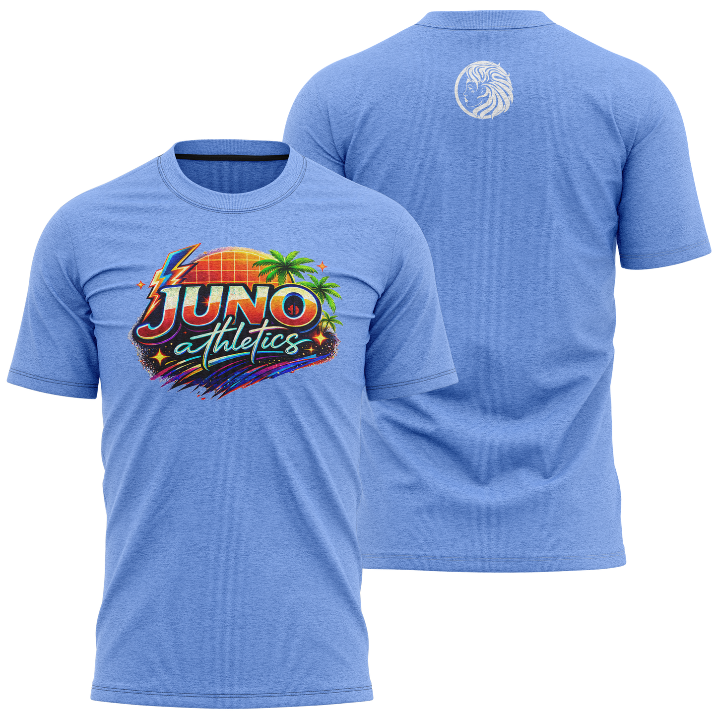 Juno Tropical Short sleeve Tri-Blend Tee