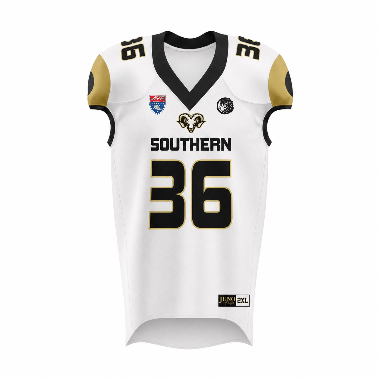 2026 Southern Rams AYF Football Game Jerseys