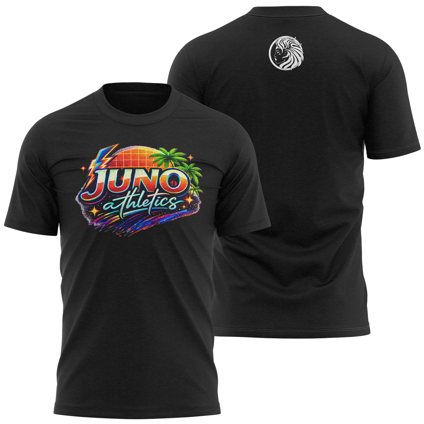 Juno Tropical Short sleeve Tri-Blend Tee