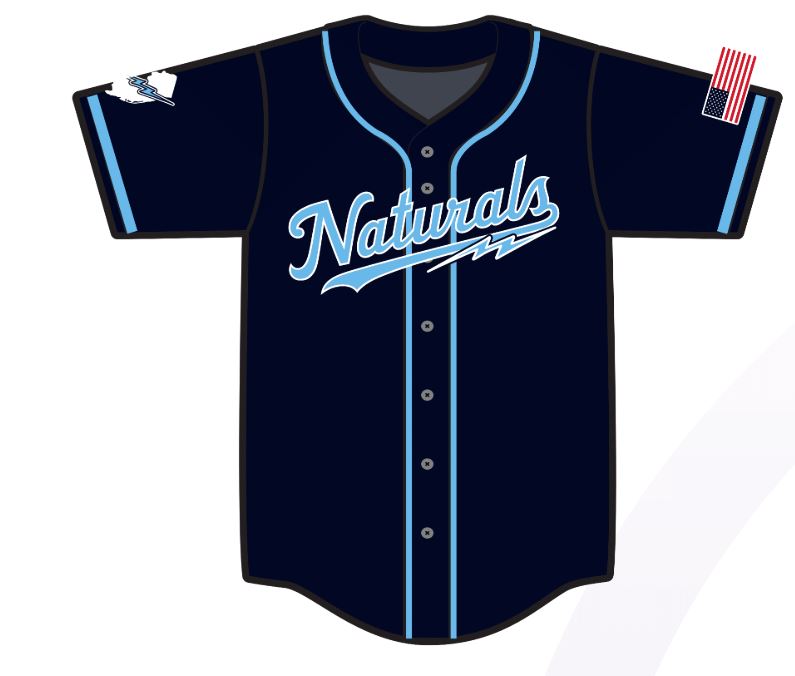 Naturals Full Button Team Jersey