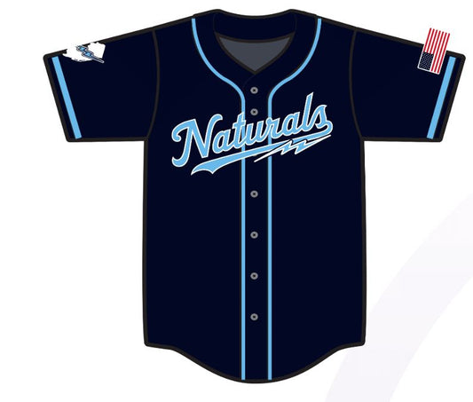 Naturals Full Button Team Jersey