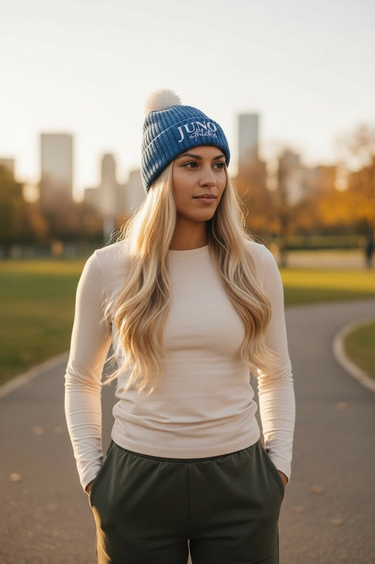 Juno Premium Waffle Knit Cap w/ Cuff