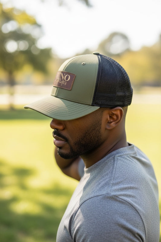 Juno Athletics Loden & Black Trucker Hat (i3058)