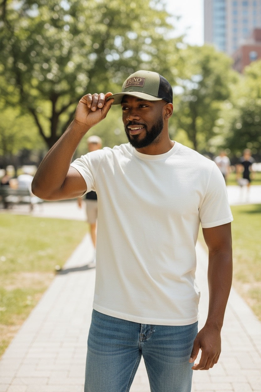 Juno Athletics Loden & Black Trucker Hat (i3058)