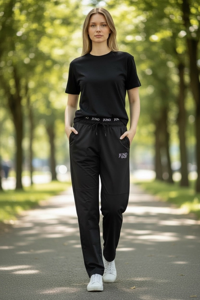 Juno Heathered Fleece Sweatpants