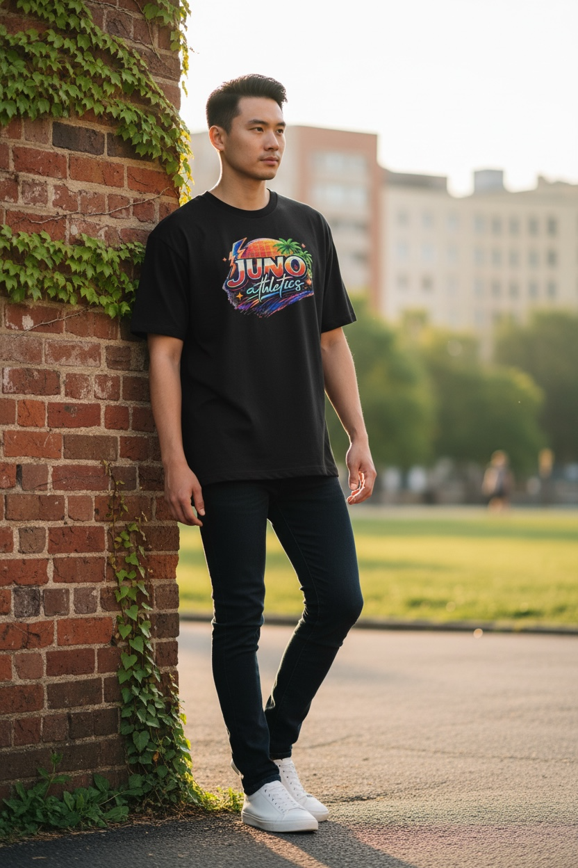 Juno Tropical Short sleeve Tri-Blend Tee