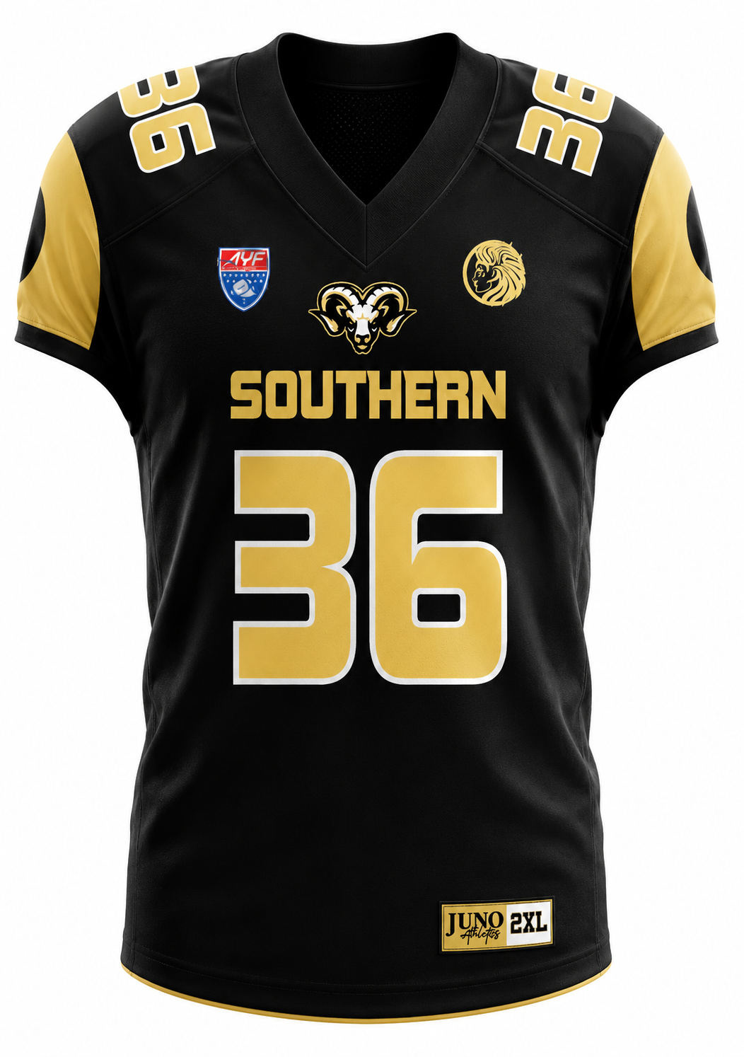 2026 Southern Rams AYF Football Game Jerseys
